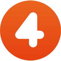 Логотип канала Rete 4